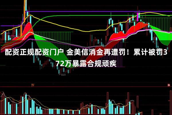 配资正规配资门户 金美信消金再遭罚！累计被罚372万暴露合规顽疾